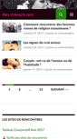 Mobile Screenshot of des-amours.com