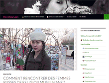 Tablet Screenshot of des-amours.com